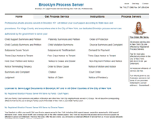 Tablet Screenshot of brooklynprocessserver.com